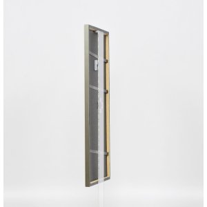 Effect massief houten lijst profiel 29 zilver 40x60 cm helder glas