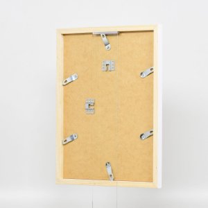 Houten lijst Top Cube 42x59,4 cm wit normaal glas