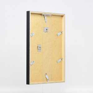 Effect houten lijst Profiel 35 zwart 42x59,4 cm ontspiegeld glas