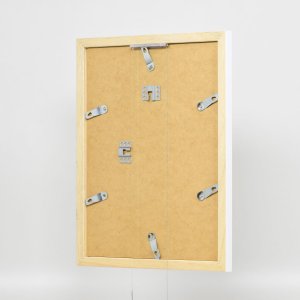 Gladde houten lijst Top n wit 42x59,4 cm antireflecterend glas