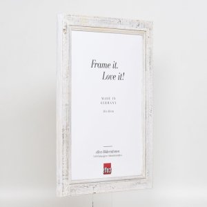 Effect Massief houten fotolijst 2240 wit 42x59,4 cm Museum glas