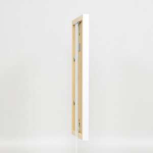 Effectief houten lijst Bovenkant n wit 61x91,5 cm Antireflecterend glas