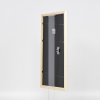 Effect houten lijst Profiel 38 wit 7x10 cm ontspiegeld glas