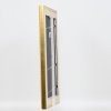 Effect houten lijst profiel 95 goud 7x10 cm anti-reflecterend glas