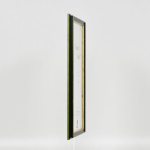 Effect houten lijst profiel 21 groen 70x70 cm Museum glas