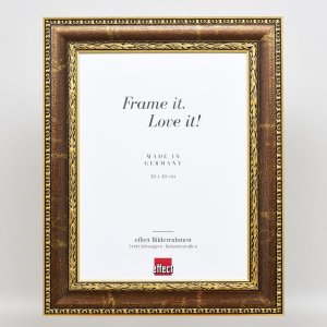 Effect Barok Fotolijst Profiel 31 bruin 70x70 cm Museum glas