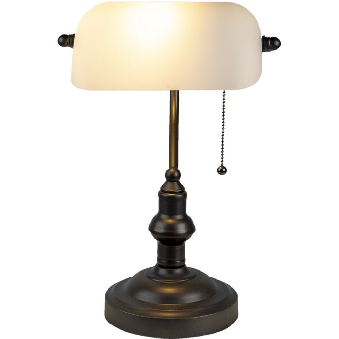 Bureaulamp wit ø 27x40 cm E27-max 1x60W 5ll-5125w