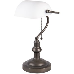 Bureaulamp wit ø 27x40 cm E27-max 1x60W 5ll-5125w