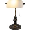 Bureaulamp wit ø 27x40 cm E27-max 1x60W 5ll-5125w