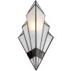 Wandlamp Tiffany wit 23x13x43 cm E27-max 1x40W 5ll-6083