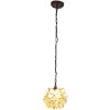 Hanglamp Tiffany creme ø 25x91 cm E14-max 1x40W 5ll-6092