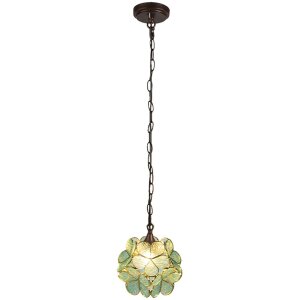 Hanglamp Tiffany blauw ø 25x90 cm E14-max 1x40W 5ll-6094