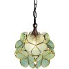 Hanglamp Tiffany blauw ø 25x90 cm E14-max 1x40W 5ll-6094