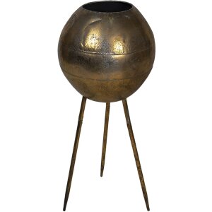 Decoratie Plantenhouder goud ø 27x66 cm 5y0878