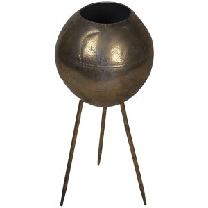 Decoratie Plantenhouder goud ø 27x66 cm 5y0878