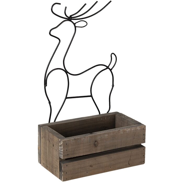 Plantenhouder bruin 23x13x10-40 cm 64819