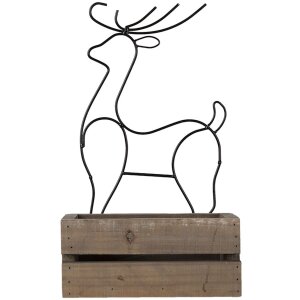 Plantenhouder bruin 23x13x10-40 cm 64819