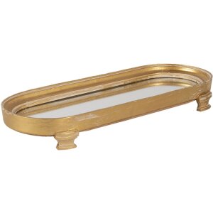 Decoratieve schaal goud 36x4x13 cm 6pr3236