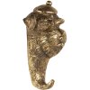 Wanddecoratie haak goud 7x5x13 cm 6pr3428