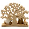 Kerststal figuren bruin 11x5x10 cm 6pr4743