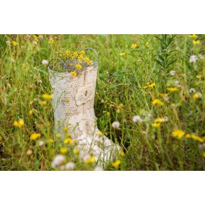 Plantenhouder grijs 18x24x31-35 cm 6y4253