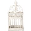 Decoratie Vogelkooi (set van 2) bruin 21x21x42 - 18x18x32 cm 6y4278