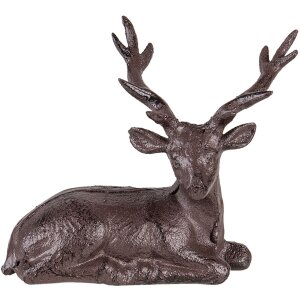 Decoratie Rendier bruin 15x9x15 cm 6y4320