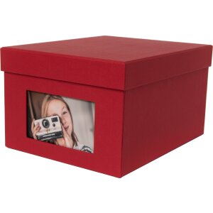 HNFD XL Fotodoos Kandra 700 fotos 13x18 cm rood