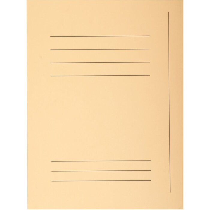 SuperFile 210 Beige dossiermap 3 kleppen DIN A4 50 stuks 24x32cm