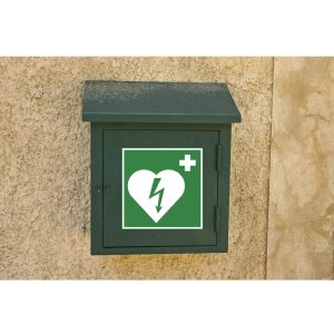 Zelfklevend bord defibrillator 20 cm