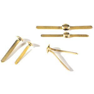 Exacompta Doos van 40 Patroon Zak Clips 24 mm - Goud