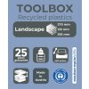 Exacompta TOOLBOX opbergmodule 3 laden regenboog 13,5 cm hoog