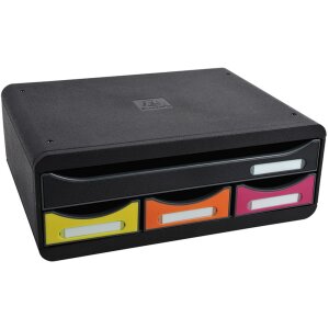 Exacompta 319798D TOOLBOX opbergmodule 4 laden regenboog...