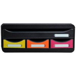 Exacompta 319798D TOOLBOX opbergmodule 4 laden regenboog...