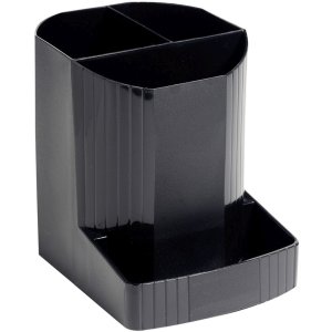 Exacompta potloodhouder Mini Octo Ecoblack Zwart 3 vakken...