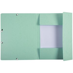 Exacompta 55533E Map Aquarel A4 pastelgroene kleur spaanplaat 400g/m²