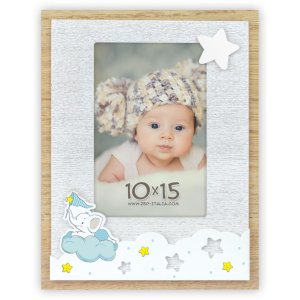 Baby Lijst Ilaria 10x15 cm blauw