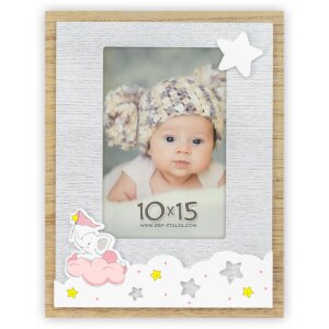 Baby Lijst Ilaria 10x15 cm roze