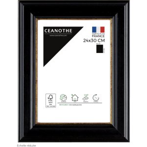 Ceanothe Fotolijst Gaia 24x30 cm zwart-goud