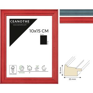 Ceanothe Houten lijst Belle-Ile 10x15 cm tot 50x70 cm