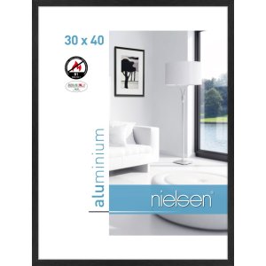 Nielsen Brandwerend kader c2 Structuur Zwart Mat 30x40 cm