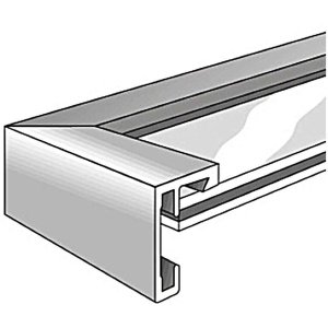 Nielsen Brandwerend kader c2 Structuur Zwart Mat 30x40 cm