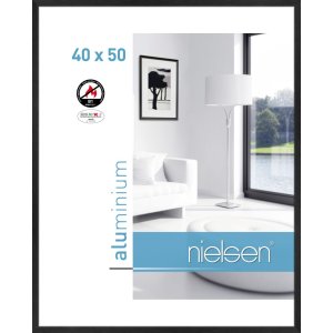 Nielsen Brandwerend kader c2 Structuur Zwart Mat 40x50 cm