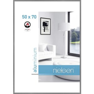 Nielsen Brandwerend kader c2 Structuur Grijs Mat 50x70 cm