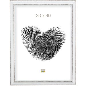 Deknudt Fotolijst s221h3 wit 40x60 cm Houten lijst