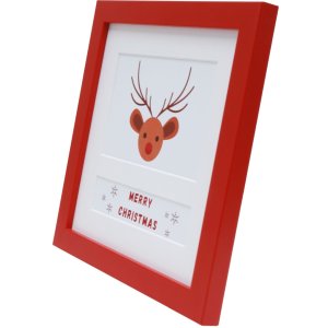 Deknudt Houten Kerst Lijst s45sk4e2 rood 10x15 cm