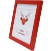 Deknudt Houten Kerst Lijst s45sk4e2 rood 10x15 cm