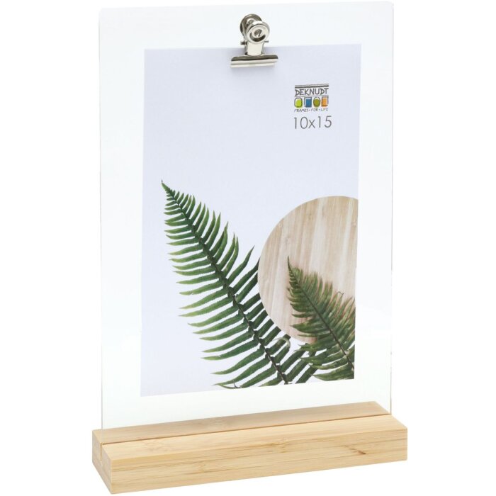 Deknudt Acryl fotolijst s58ry1 natuur 10x15 cm met clip