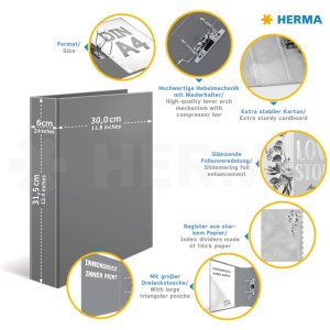 HERMA trouwmap A4 LOVE Story