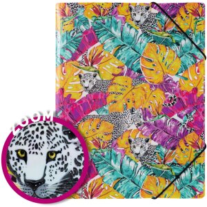 HERMA A4 PP Twinkle Leopard map